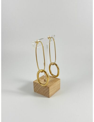 Boucles d'oreilles Mathilde ovale - Fabien Ajzenberg