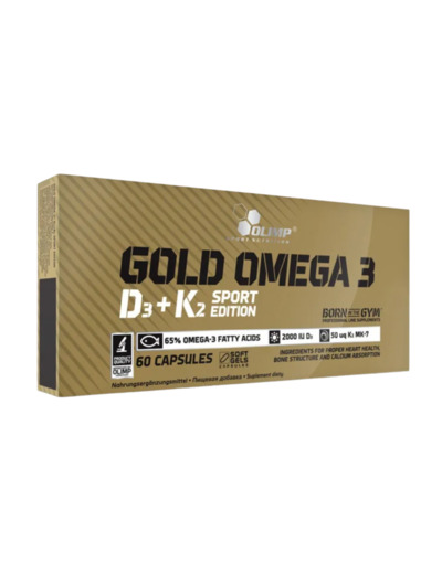 OLIMP GOLD OMEGA 3 D3+K2 60 CAPS