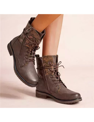 R440- Bottines bi-matière (T36-T42) (marron)