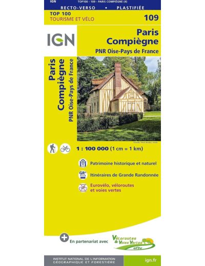 109 - PARIS COMPIEGNE PNR OISE PAYS DE FRANCE