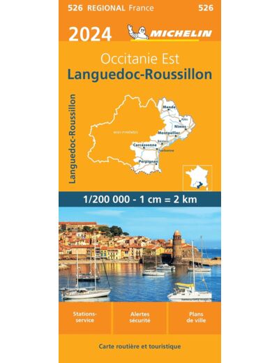 CARTE REGIONALE LANGUEDOC-ROUSSILLON 2024