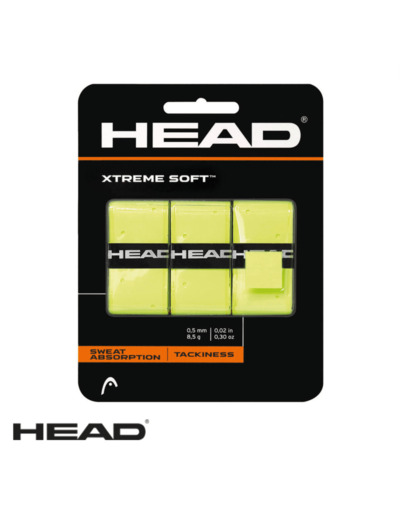 HEAD OVERGRIP XTREME SOFT Yellow