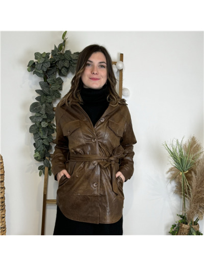 M243- Veste Saharienne "Laura Jo" (camel)