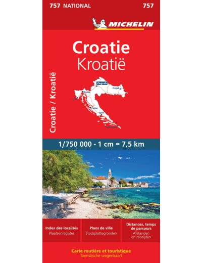 CARTE NATIONALE CROATIE / KROATIE