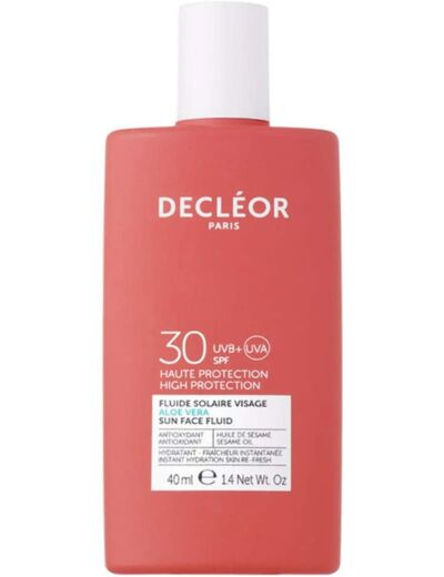 Decléor Fluide Solaire Visage Aloe Vera SPF 30 40 ml