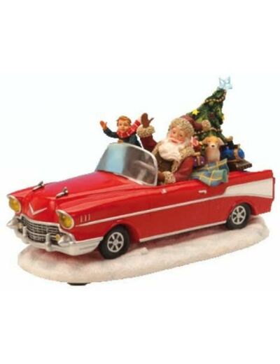 Boîte À Musique - Cadillac - Cabriolet Du Père Noël