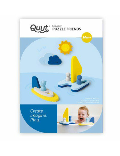 Puzzle pour le bain - Mettre les voiles - Quut