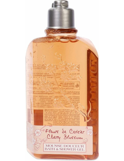 L'OCCITANE - Mousse Douceur Fleurs de Cerisier - Gel Douche Parfumé - 2EN1 - Bain Moussant - 250ML