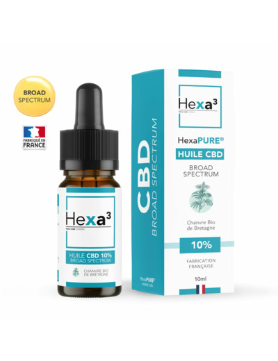 HEXA3 CBD CHANVRE BIO 10% 10ML GOUTTE