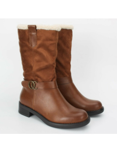 Bottines camel - Charlotte - La bottine Souriante