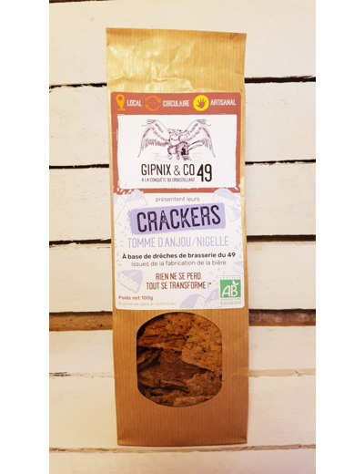 Crackers tomme d'anjou nigelle