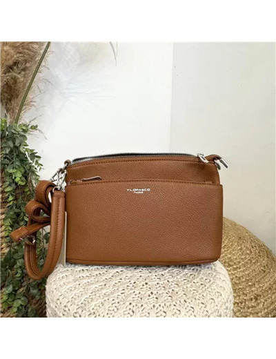 P524- Sac Flora & Co (camel)