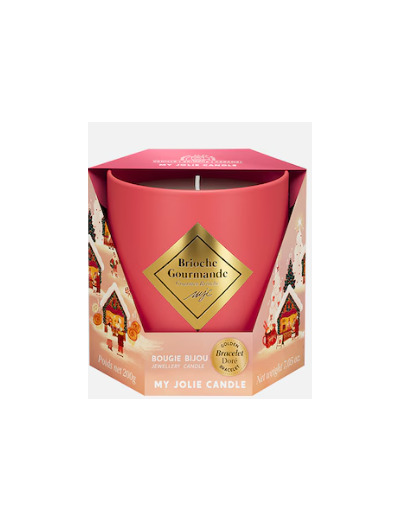 Bougie bijou My Jolie Candle - Bracelet Doré - Brioche gourmande