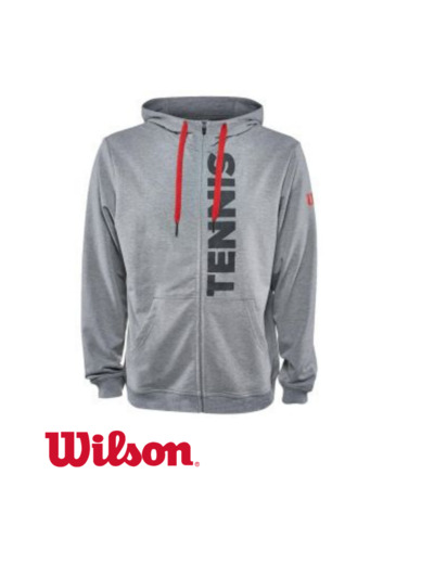 WILSON FULL ZIP HOODIE Grey