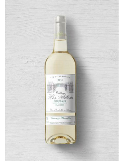 Bordeaux Blanc Sec Sémillon Château Les Alberts 6 bouteilles 75 cl