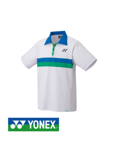 YONEX POLO Men’s White/Blue/Green