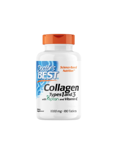 DOCTORS BEST COLLAGEN TYPES 1 ET 3 ET VIT C 180 CA