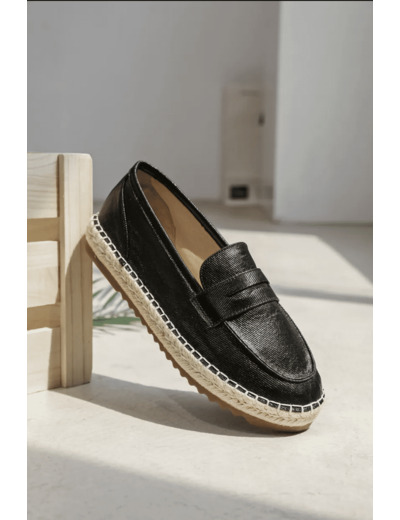 Mocassins espadrilles Black - Cindy - Findlay