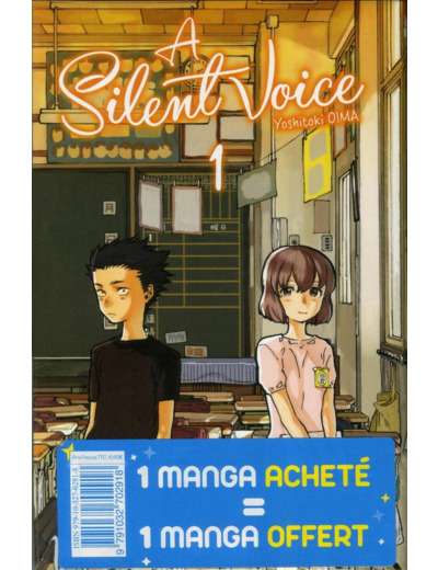 PACK OFFRE DECOUVERTE A SILENT VOICE T01 & T02