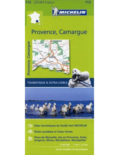 CARTE ZOOM PROVENCE, CAMARGUE