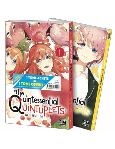 THE QUINTESSENTIAL QUINTUPLETS PACK OFFRE DECOUVERTE T01 ET T02