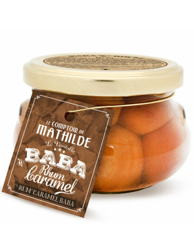 Baba Rhum caramel à la fleur de sel de Guérande