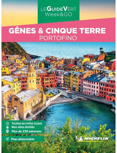 GUIDE VERT WEEK&GO GENES &CINQUE TERRE MICHELIN - PORTOFINO