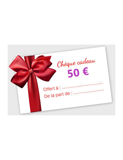 Cheque Cadeau - 50€